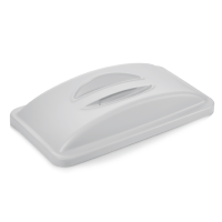 PP Deckel, geschlossen - Polypropylen, grau PP Deckel, geschlossen - Polypropylen, grau