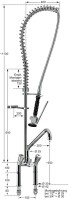 Vorschau: Geschirrwaschbrause 1/2", schwere Ausführung, 2-Lochmontage Vorschau: Geschirrwaschbrause 1/2", schwere Ausführung, 2-Lochmontage