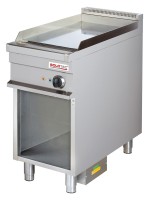 Elektro-Griddleplatte, hartverchromt, glatt - mit offenem Unterbau - SOLOTEC 900 Elektro-Griddleplatte, hartverchromt, glatt - mit offenem Unterbau - SOLOTEC 900