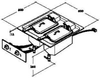 Vorschau: STOCK Elektrofritteuse, 2 Becken, 2 x 10 Liter, Einbaugerät, 15,0 kW, Bedienteil Vorschau: STOCK Elektrofritteuse, 2 Becken, 2 x 10 Liter, Einbaugerät, 15,0 kW, Bedienteil