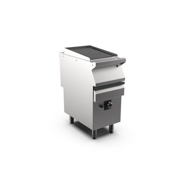 STOCK Gas-Rostgrill 800 mm, Standgerät mit offenem Unterbau