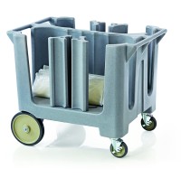 Geschirrabräumwagen - Polyethylen - mit Schutzhülle, verstellbare Säulen für diverse Kombinationen k Geschirrabräumwagen - Polyethylen - mit Schutzhülle, verstellbare Säulen für diverse Kombinationen k