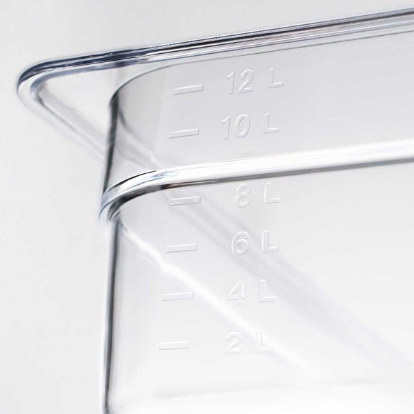 Gastronormbehälter, Polycarbonat, GN 1/1, 200 mm hoch, 26 Liter Volumen