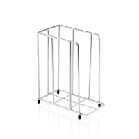 Vorschau: Serviettenhalter, Stahl, verchromt, Antirutschfüßchen, B 200 x T 110 mm Vorschau: Serviettenhalter, Stahl, verchromt, Antirutschfüßchen, B 200 x T 110 mm