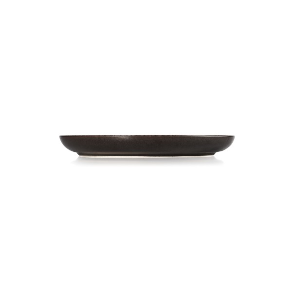 "ORGANIC Metallic Brown" Flacher Teller, Ø 28 cm