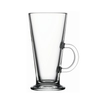 Henkelbecher aus Glas, 0,263 Liter, VPE 12 Stk. Henkelbecher aus Glas, 0,263 Liter, VPE 12 Stk.