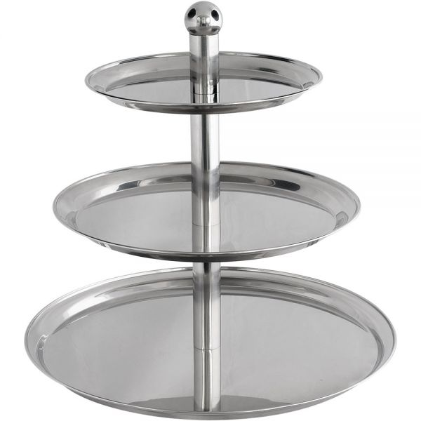 Etagere mit Kugelgriff, 3-stufig