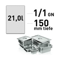 GN-Behälter - Edelstahl - GN 1/1 - 150 mm GN-Behälter - Edelstahl - GN 1/1 - 150 mm