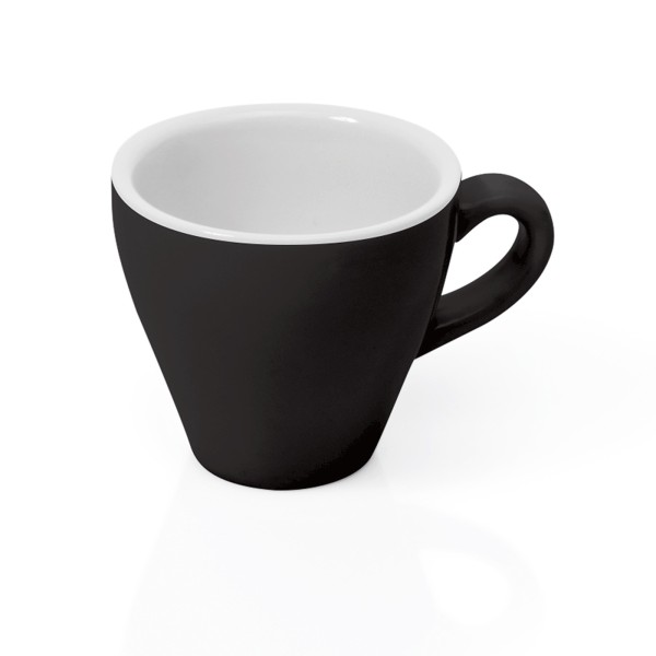 Espressotasse, Porzellan, schwarz, Ø 65 mm, 90 ml