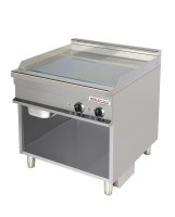 Elektro-Griddleplatte, hartverchromt, 1/2 glatt - 1/2 gerillt - 2 Heizzonen - SOLOTEC 900 Elektro-Griddleplatte, hartverchromt, 1/2 glatt - 1/2 gerillt - 2 Heizzonen - SOLOTEC 900