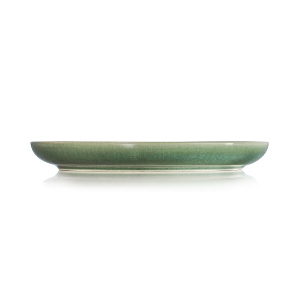 "ORGANIC Myrtle Green" Flacher Teller, Ø 28 cm
