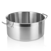 Bratentopf DeLuxe, Edelstahl, Sandwichboden, 35,0 Liter, flache Variante Bratentopf DeLuxe, Edelstahl, Sandwichboden, 35,0 Liter, flache Variante