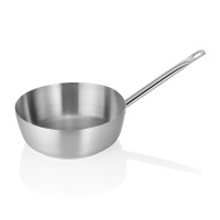 Sauteuse DeLuxe, Edelstahl, Sandwichboden, 2,0 Liter, Kaltgriff angeschweißt Sauteuse DeLuxe, Edelstahl, Sandwichboden, 2,0 Liter, Kaltgriff angeschweißt