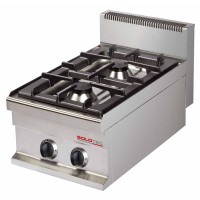 Gasherd, 2-Flammen, Geräteoberteil - SOLOTEC 700 Gasherd, 2-Flammen, Geräteoberteil - SOLOTEC 700