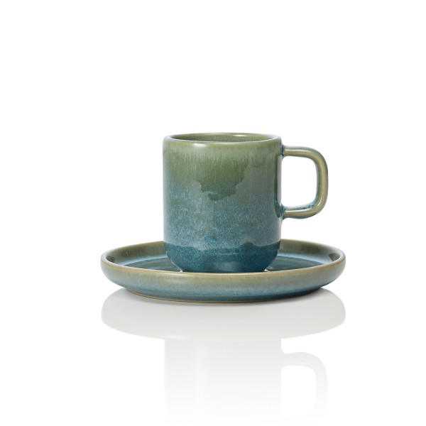 "ONE Myrtle Green" Espressotasse mit Untertasse