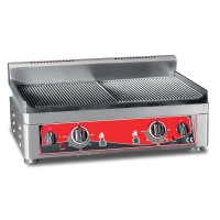 Bratplatte, gerillt, Bratfläche 520 x 240 mm Bratplatte, gerillt, Bratfläche 520 x 240 mm