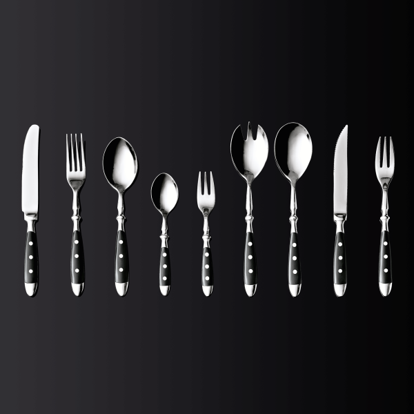 Kaffeelöffel / Teelöffel BISTRO, Edelstahl, Kunststoffgriff, Länge 150 mm