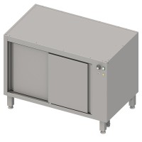 Durchreiche-Wärmeunterschrank-Modul mit Schiebetüren, Tiefe 640 mm Durchreiche-Wärmeunterschrank-Modul mit Schiebetüren, Tiefe 640 mm