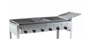 24 kW Gastro-Reibekuchenbräter mit Edelstahlgehäuse - Made in Germany